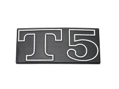 (Bild für) Schriftzug Seitenbacke "T5" alu