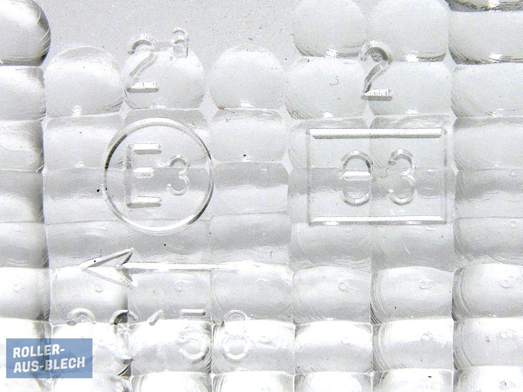 (Bild für) Blinkerglas hinten links und rechts Vespa PX - zum Schließen ins Bild klicken