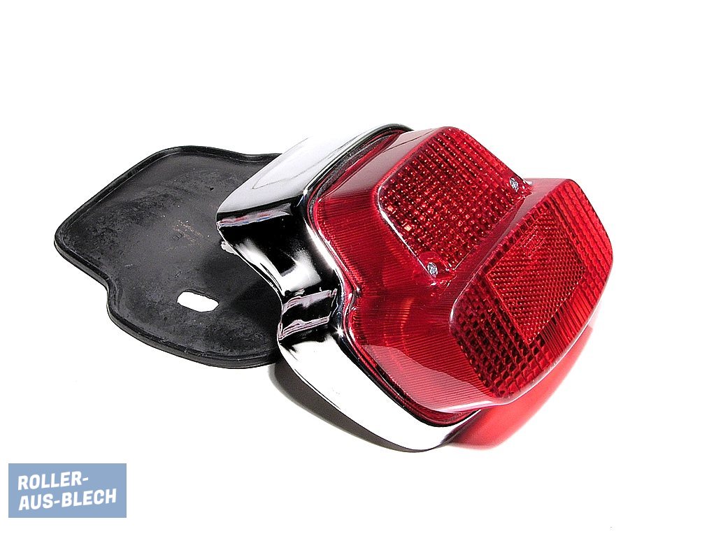 (Bild für) Rücklicht Metall Chrom Vespa PX, Sprint - zum Schließen ins Bild klicken