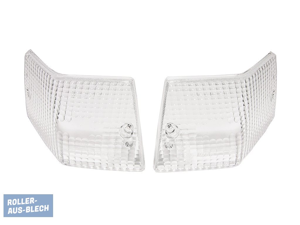 (Bild für) Blinkerglas hinten links und rechts weiß Vespa PX - zum Schließen ins Bild klicken