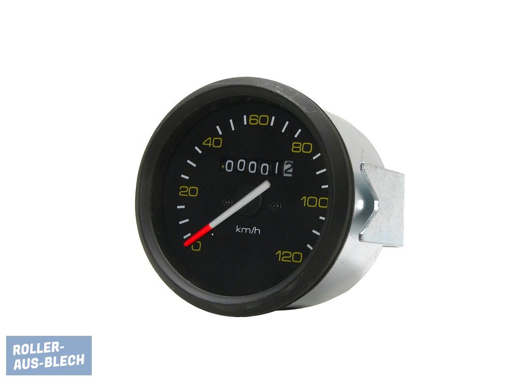 (Bild für) Tacho Vespa PX alt - zum Schließen ins Bild klicken