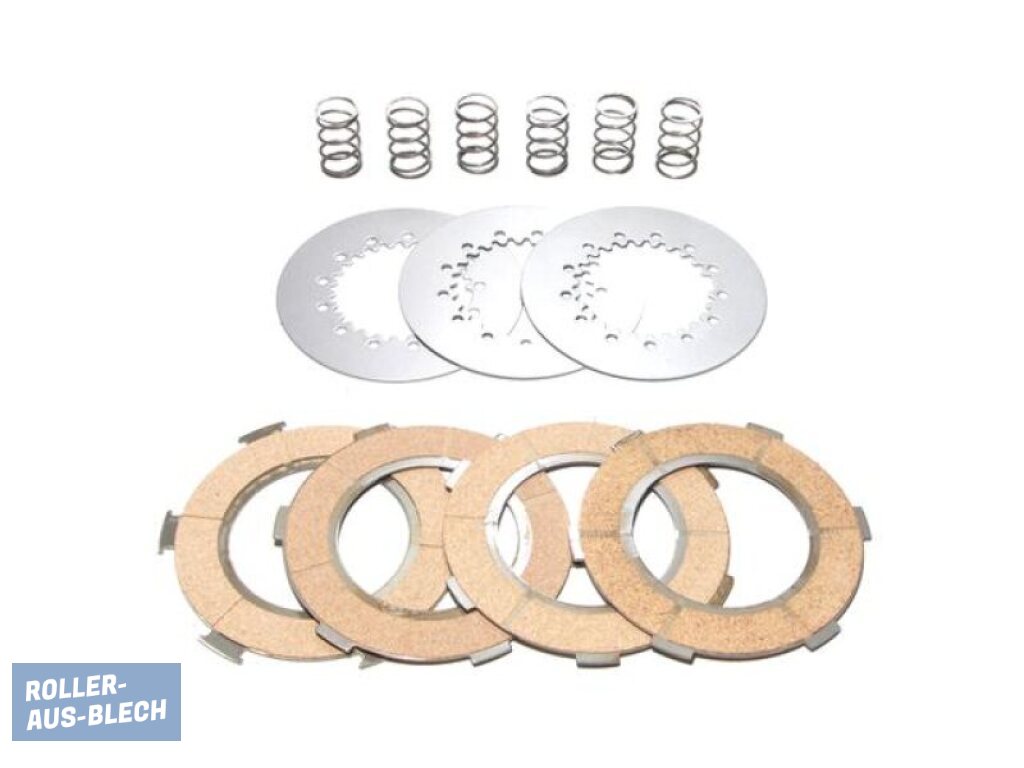 (Bild für) Kupplungsbeläge Ferodo 4-Scheiben SET Vespa PX 80/125, Sprint - zum Schließen ins Bild klicken