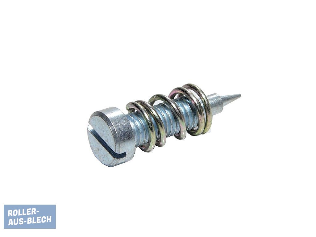 (Bild für) Gemisch Einstellschraube mit Feder SI Vespa PX - zum Schließen ins Bild klicken