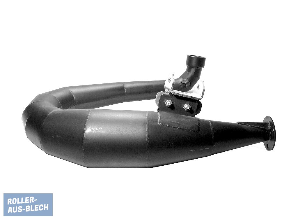 (Bild für) Auspuff ATOM Drehzahl inkl. ESD Vespa PX 125 - zum Schließen ins Bild klicken