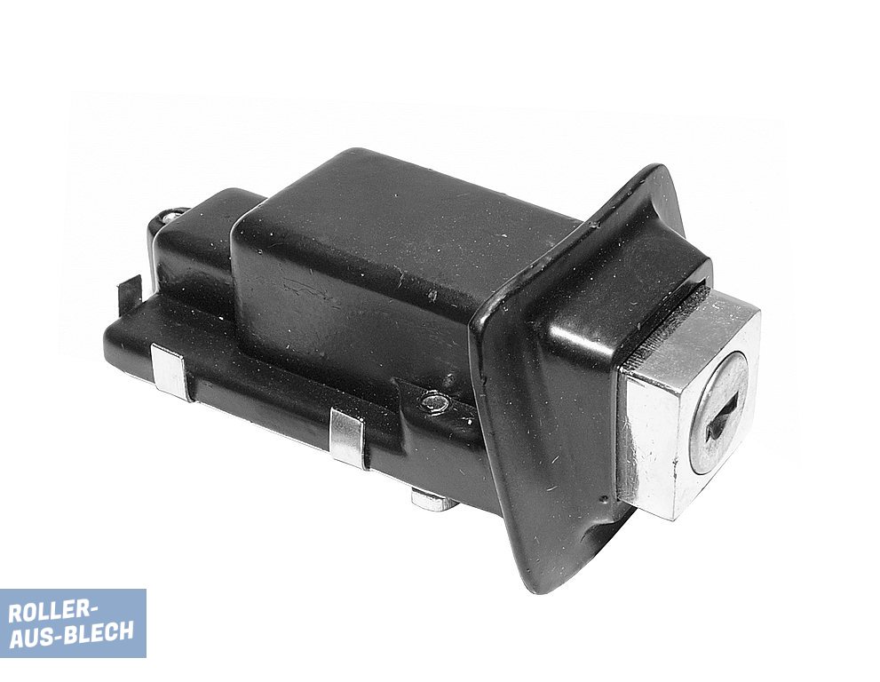 (Bild für) Sitzbankschloss Vespa PX alt - zum Schließen ins Bild klicken