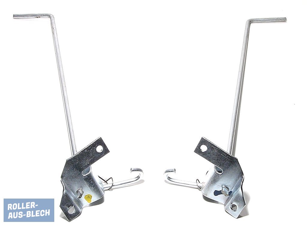 (Bild für) Seitenhaube Verriegelung SET Vespa PX - zum Schließen ins Bild klicken