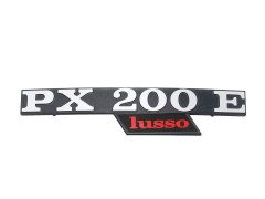 Schriftzug Seitenbacke "PX 200 E lusso"