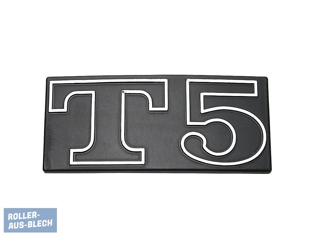 (Bild für) Schriftzug Seitenbacke "T5" alu - zum Schließen ins Bild klicken