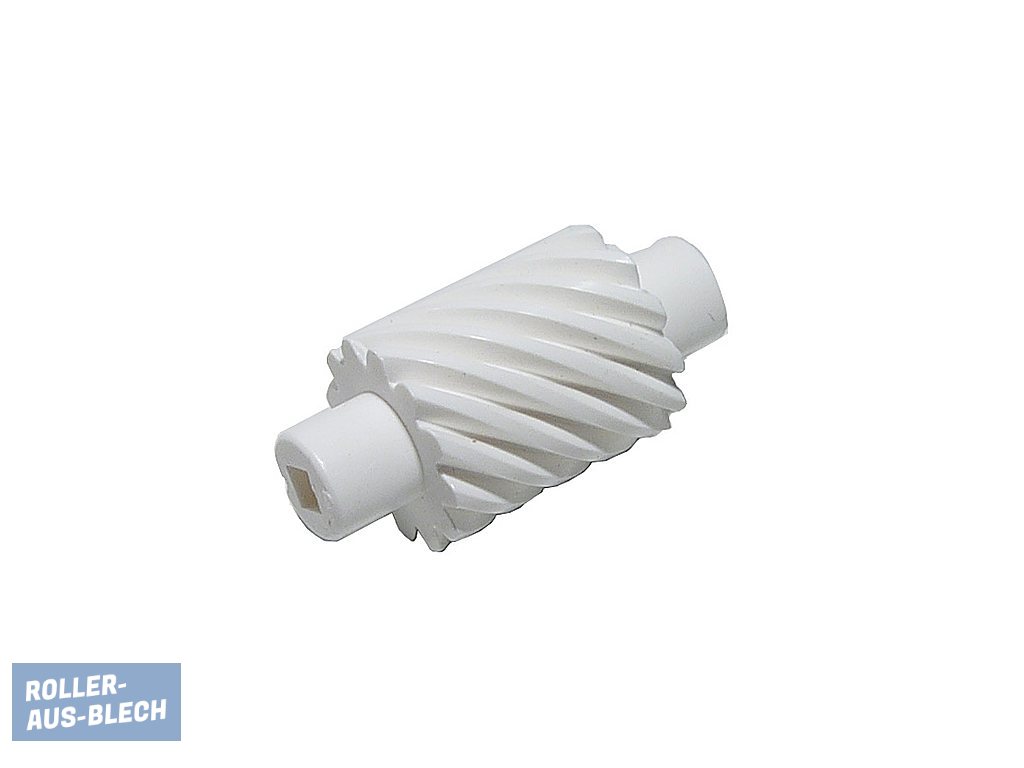 (Bild für) Tachoschnecke 12Z 13mm weiß Vespa PX alt - zum Schließen ins Bild klicken