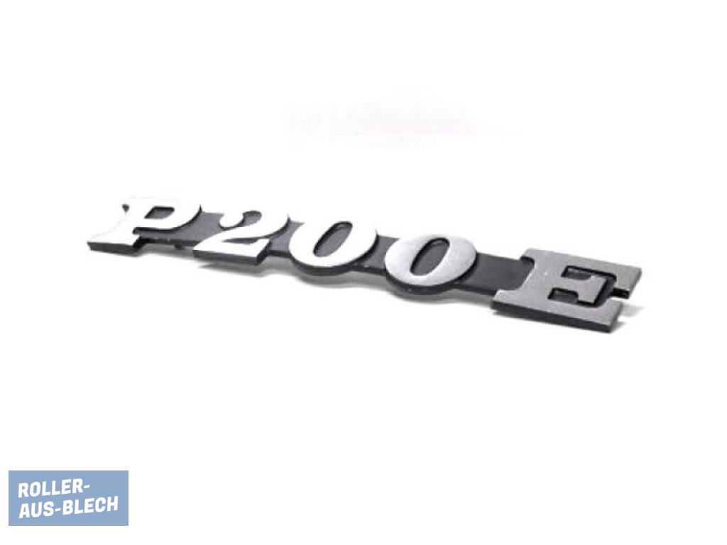 (Bild für) Schriftzug Seitenbacke P200E - zum Schließen ins Bild klicken