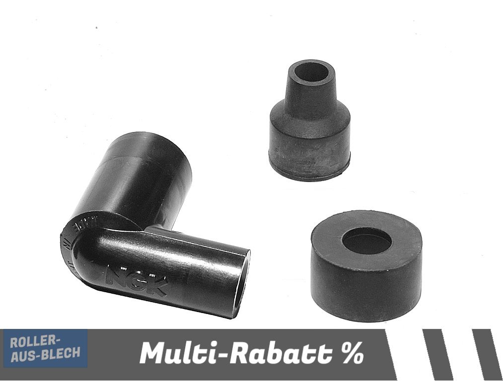 (Bild für) Zündkerzenstecker Kontaktzündung NGK Vespa V50, PV, Rally, GL - zum Schließen ins Bild klicken