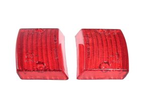 (Bild für) Blinkerglas vorne links und rechts rot Vespa PK 50 S