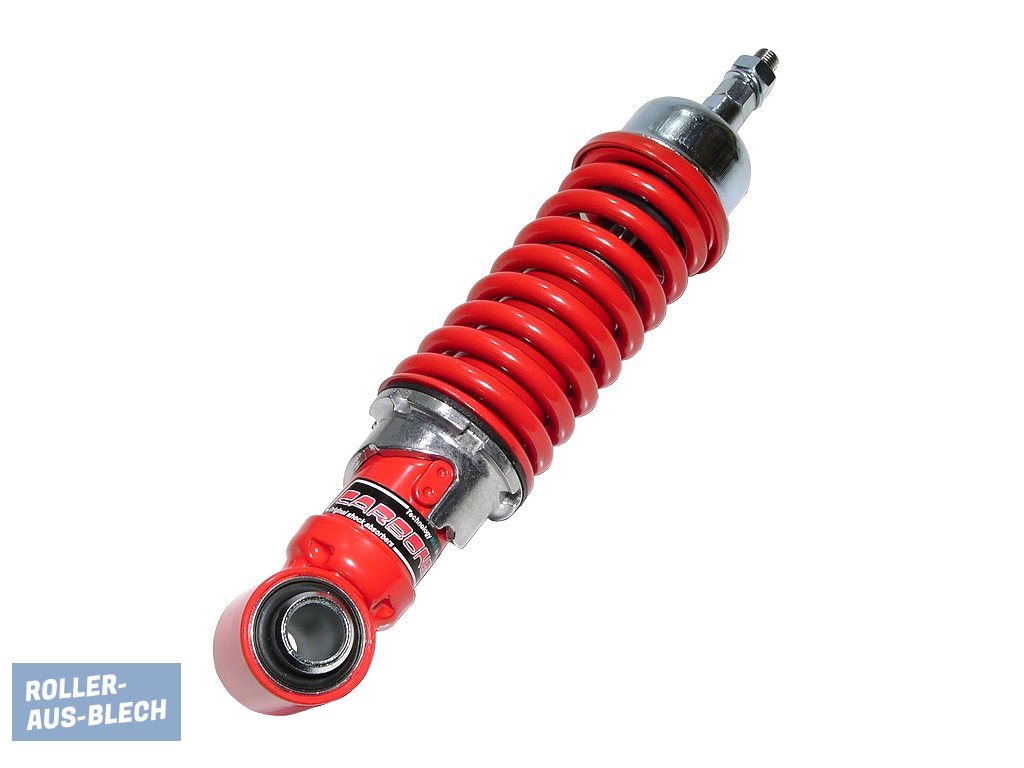 (Bild für) Stoßdämpfer vorne Carbone Performance Vespa V50 rot - zum Schließen ins Bild klicken