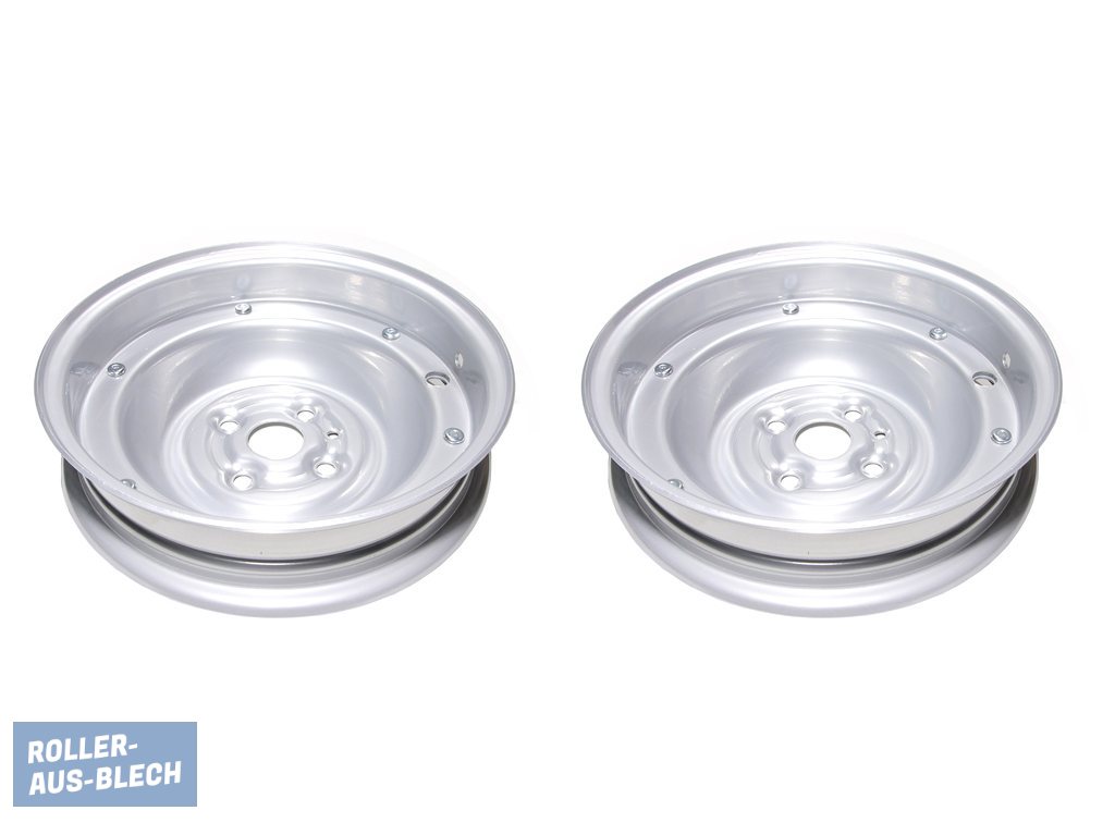 (Bild für) Felge 2.10-10" 2er SET FA 4-Loch geschlossen Vespa V50 - zum Schließen ins Bild klicken