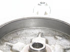 (Bild für) Bremstrommel vorne 10" offen Piaggio Vespa V50, PV 125, ET3 #1
