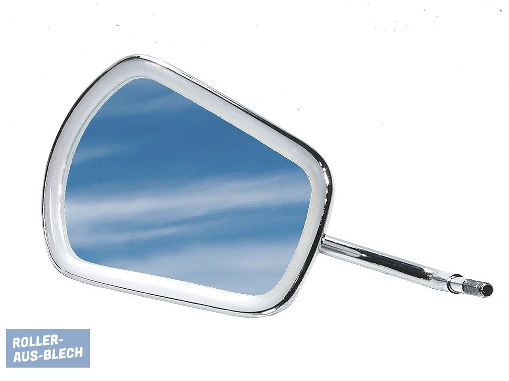 (Bild für) Spiegel Beinschild Cuppini TRAPEZ Vespa PX, V50, PK - zum Schließen ins Bild klicken