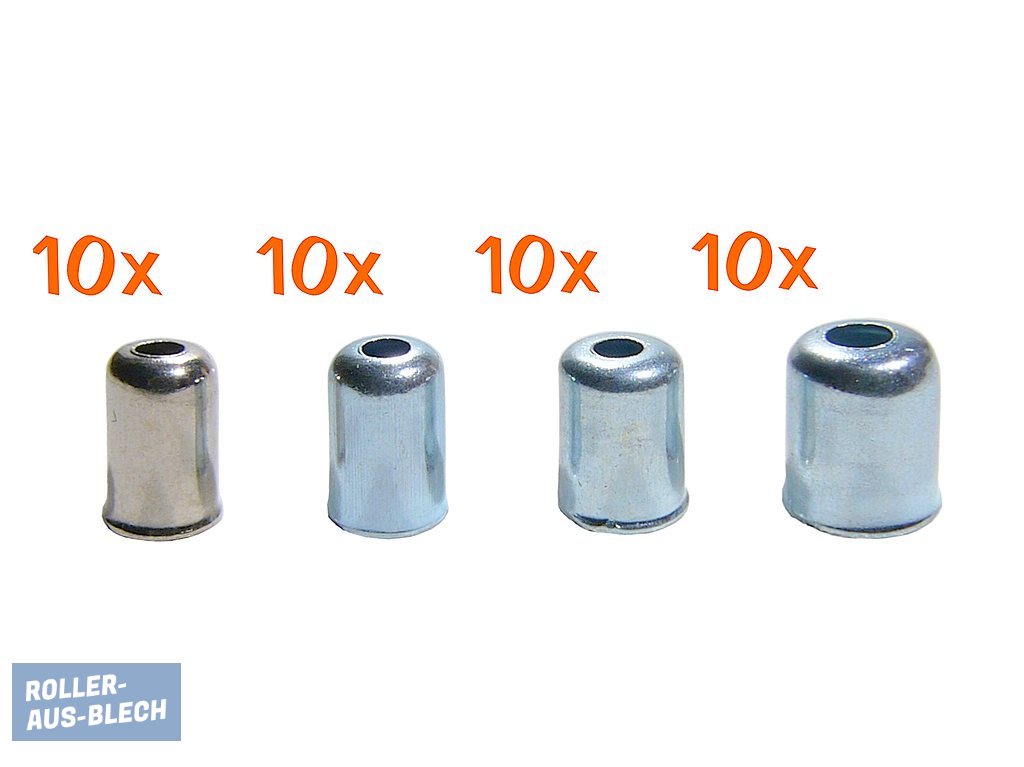 (Bild für) Endkappe SET 40-tlg für Seilzug Vespa PK, V50, PV, PX - zum Schließen ins Bild klicken