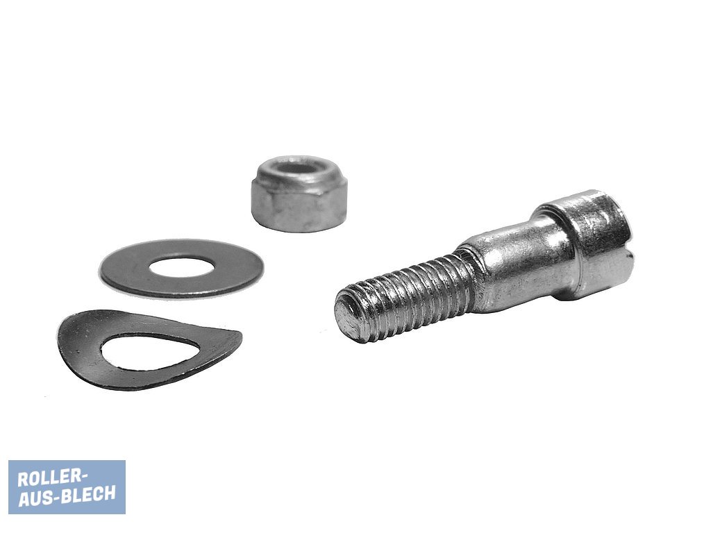 (Bild für) Lenkerhebelschraube Schlitz SET Vespa V50, PX, Rally - zum Schließen ins Bild klicken