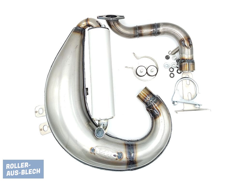 (Bild für) Auspuff VMC TORK TR Vespa V50, PV 125, PK - zum Schließen ins Bild klicken