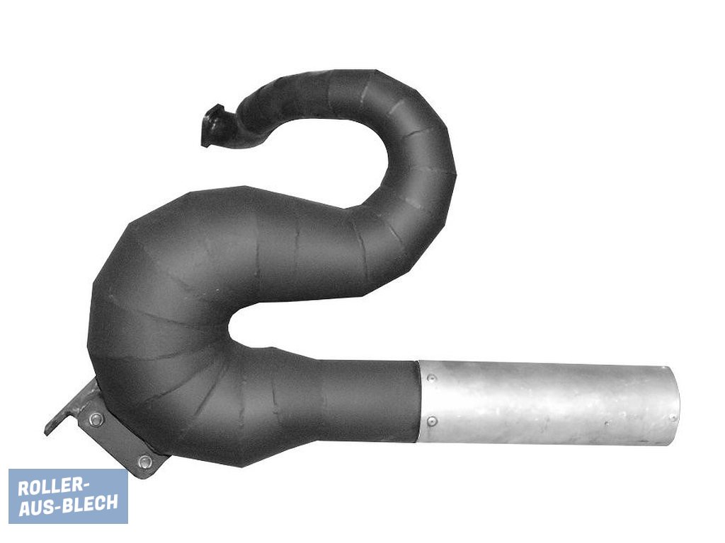 (Bild für) Auspuff HAMMERZOMBI Vespa V50, PV 125, PK - zum Schließen ins Bild klicken