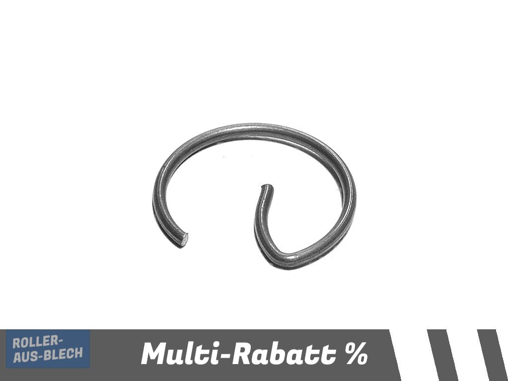 (Bild für) Kolbenclip G-Form 15mm Vespa PV, PK, PX, Cosa - zum Schließen ins Bild klicken