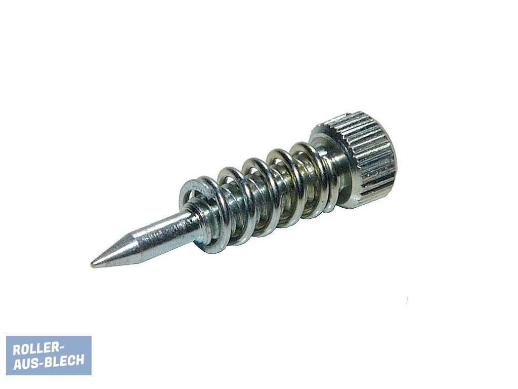 (Bild für) Gemisch Einstellschraube mit Feder Vespa SHB PK S-XL2, V50 - zum Schließen ins Bild klicken