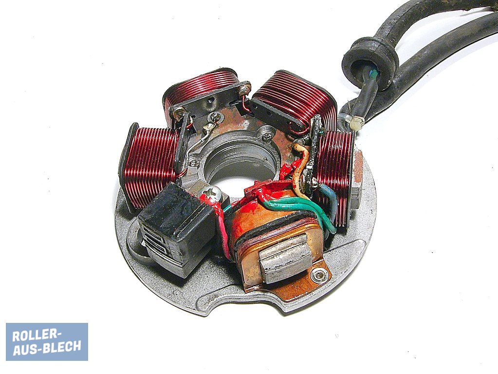 (Bild für) Zündgrundplatte PIAGGIO kontaktlos 3+3 Kabel Vespa PK XL2 #4 - zum Schließen ins Bild klicken