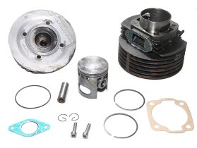 (Bild für) Zylinder 136 ccm Malossi MKI mit MKII Zylinderkopf Vespa V50, PV, PK #1