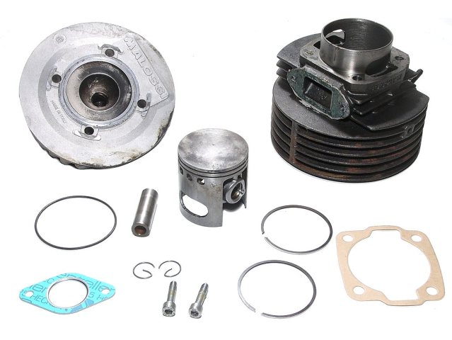 (Bild für) Zylinder 136 ccm Malossi MKI mit MKII Zylinderkopf Vespa V50, PV, PK #1