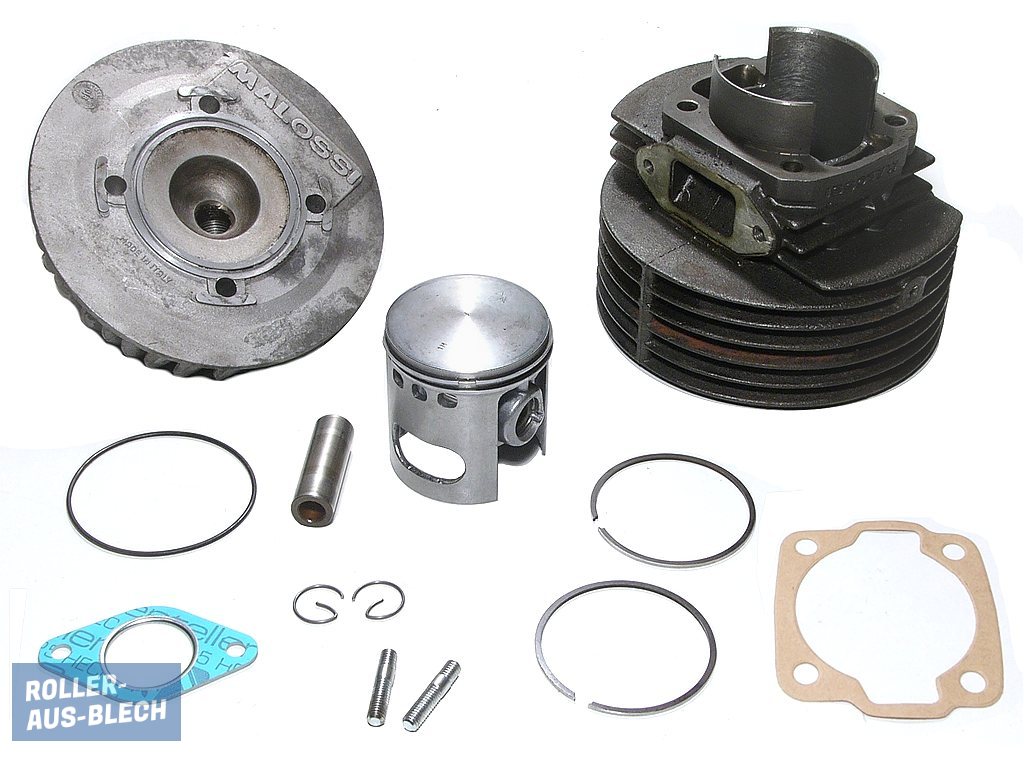 (Bild für) Zylinder 136 ccm Malossi MKII mit Zylinderkopf Vespa V50, PV, PK #2 - zum Schließen ins Bild klicken