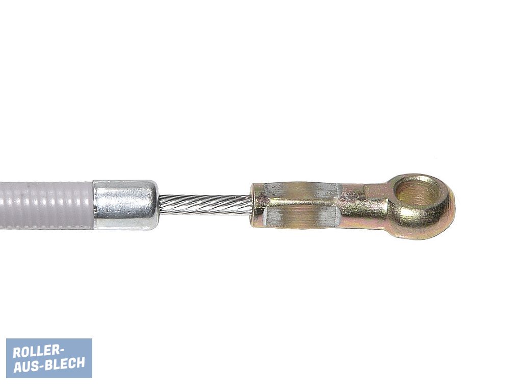 (Bild für) Bremszug hinten komplett mit Hülle mit Öse Vespa PK, V50, PX - zum Schließen ins Bild klicken