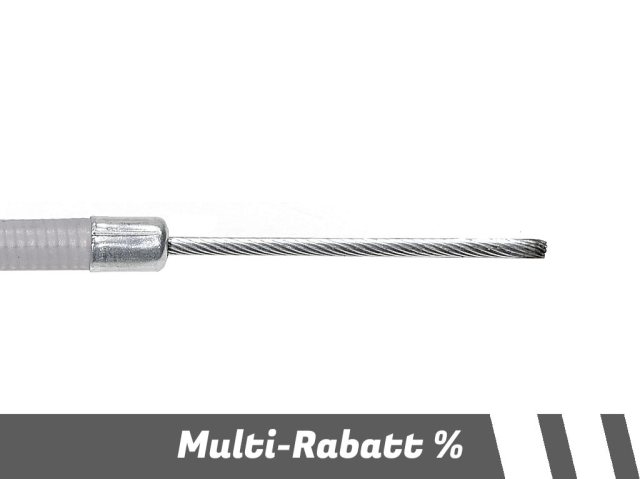 (Bild für) Bremszug hinten komplett mit Hülle ohne Öse Vespa V50, PX