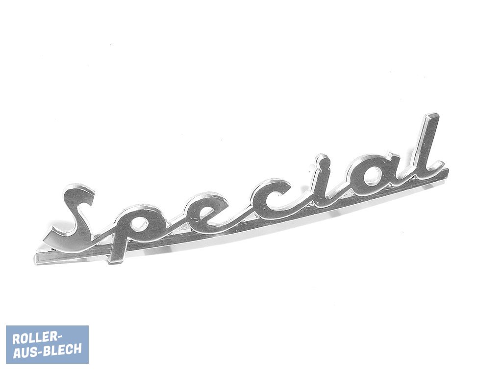 (Bild für) Schriftzug Heck klassisch "Special" Vespa V50 - zum Schließen ins Bild klicken