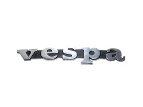 (Bild für) Schriftzug Beinschild "Vespa" 80mm V50, PX alt