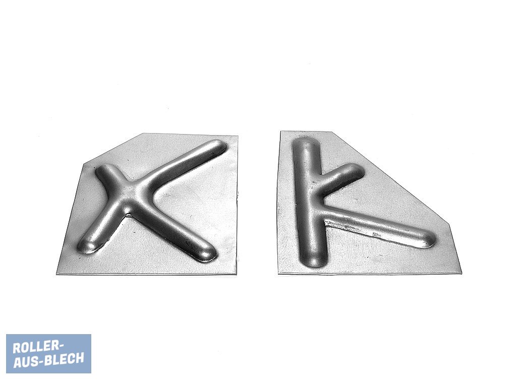 (Bild für) Verstärkungsblech CUPPINI SET K-Blech Y-Blech Vespa V50, PV - zum Schließen ins Bild klicken