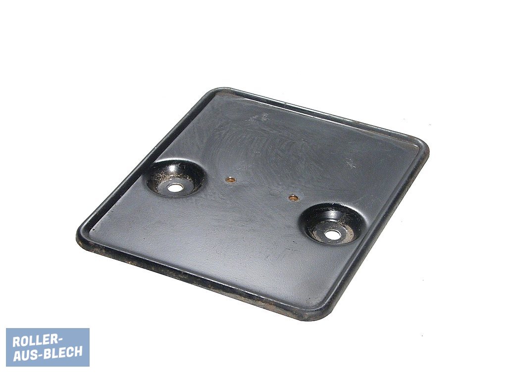 (Bild für) Kennzeichenhalter PIAGGIO schwarz Vespa PK 50 - zum Schließen ins Bild klicken