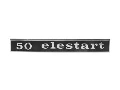 (Bild für) Schriftzug Heck "50 Elestart" Vespa V50, Spezial