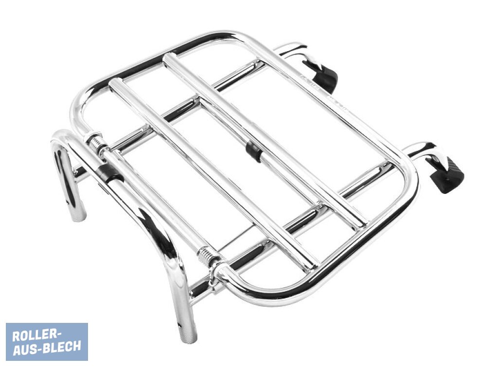 (Bild für) Gepäckträger vorne Chrom Vespa V50, PV, Sprint, Rally, GS, GL - zum Schließen ins Bild klicken