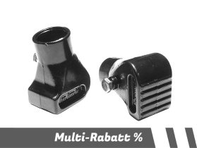 (Bild für) Hauptständerfüße Aluminium schwarz Vespa PK, PX, T5, Cosa