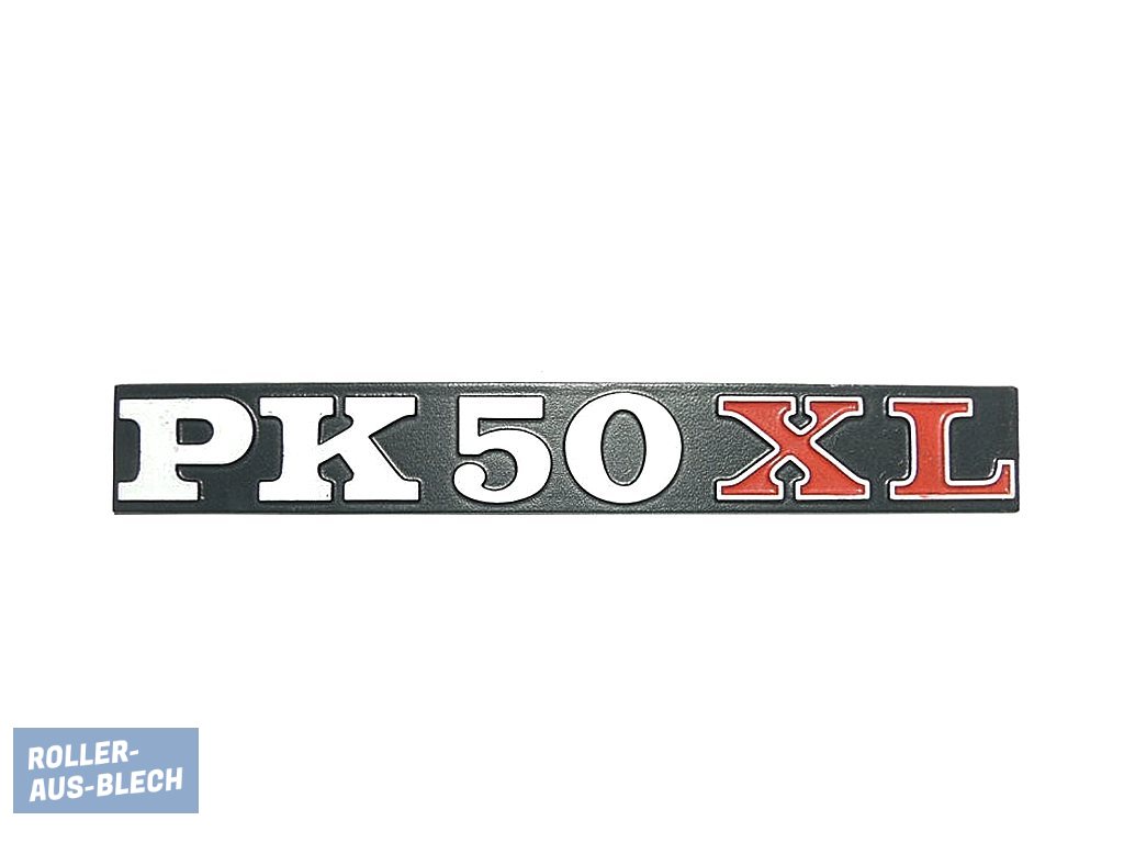 (Bild für) Schriftzug Seitendeckel Vespa "PK 50 XL" - zum Schließen ins Bild klicken