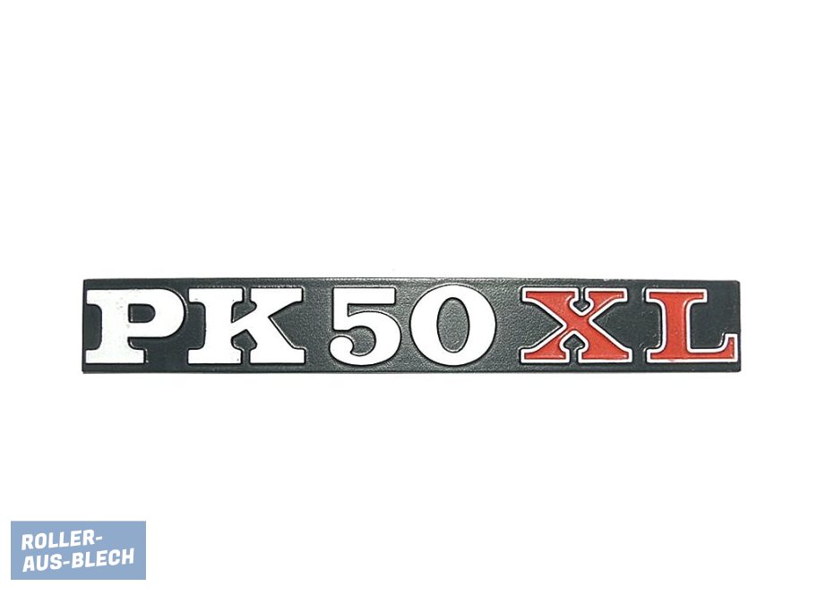 (Bild für) Schriftzug Seitendeckel Vespa "PK 50 XL" - zum Schließen ins Bild klicken