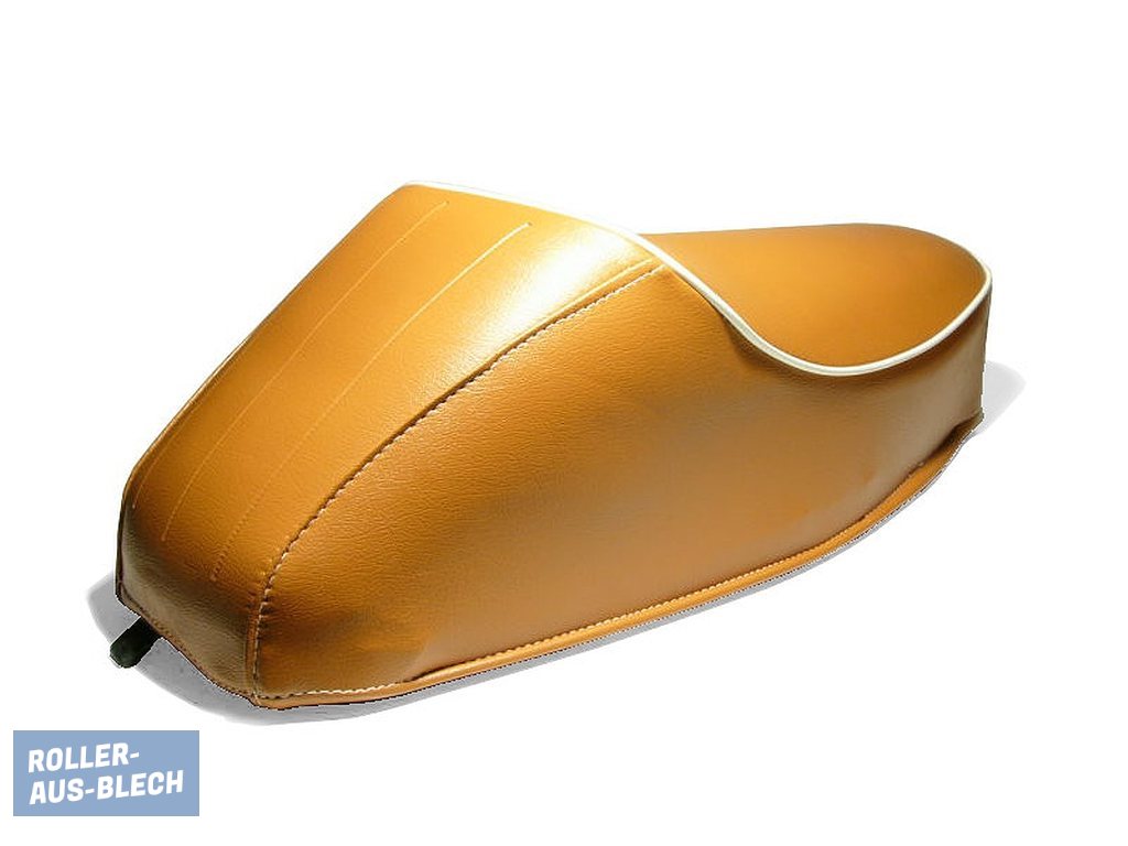 (Bild für) Sitzbank Vespa V50, PV Mono nocciola - zum Schließen ins Bild klicken